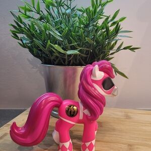 Pink Decorative Horse Figurine